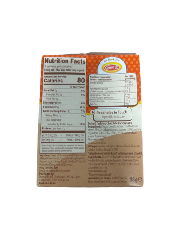 Osem Pudding Chocolate - Image 2