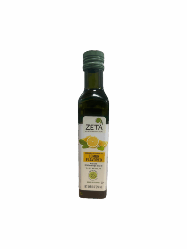 Zeta Extra Virgin Olive Oil W/Lemon 250 mL. (AYR)
