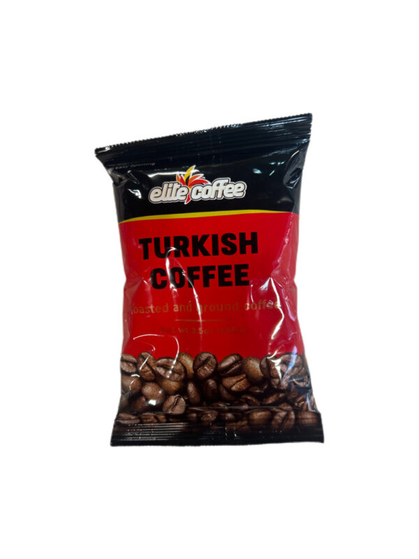 Elite Turkish Ground Roasted Coffee Bag  3.5 oz.  (P)